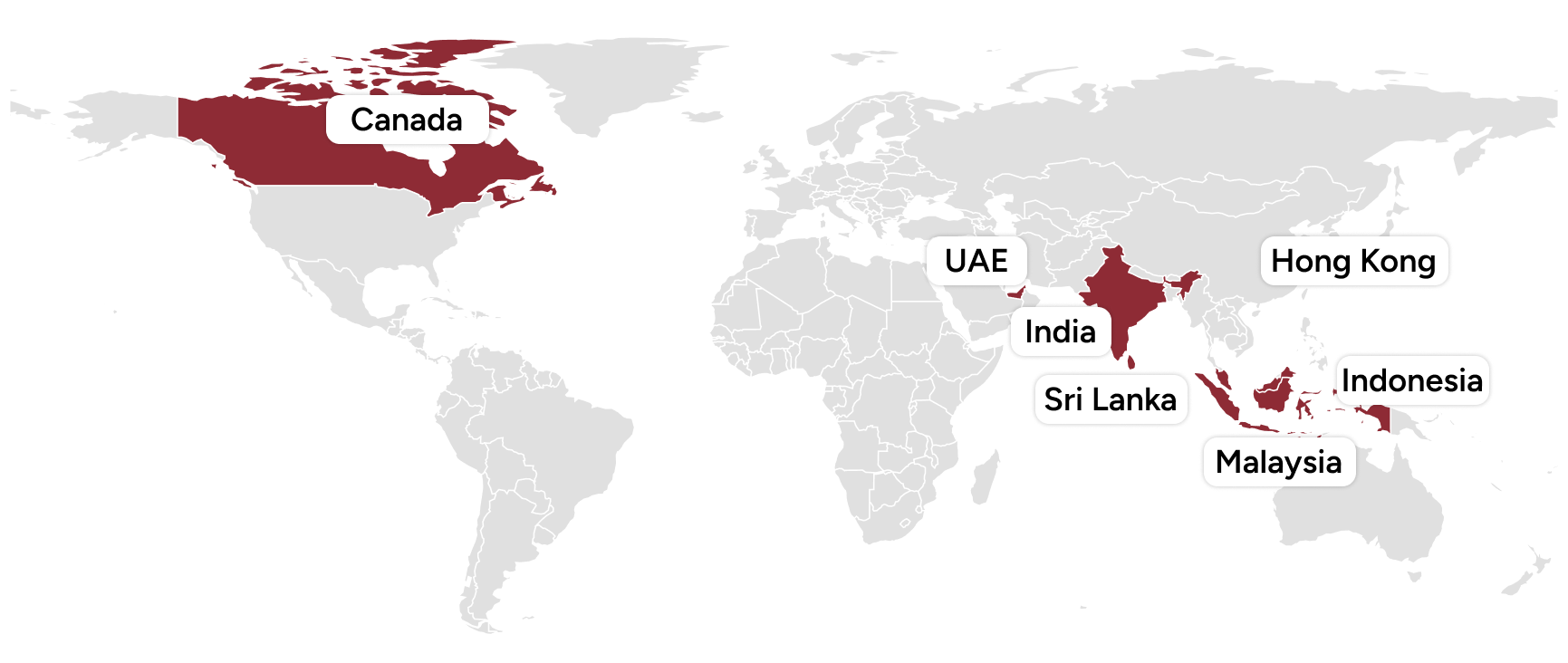 Global Export Network Map